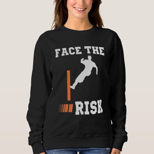 Urban Gymnast Wall Running for Traceur Parkour 1 スウェットシャツ (正面)