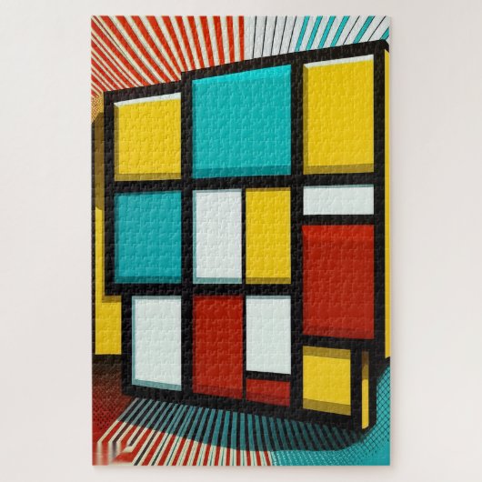 Urban Harmony – A Bold Geometry of Colors ジグソーパズル (縦)