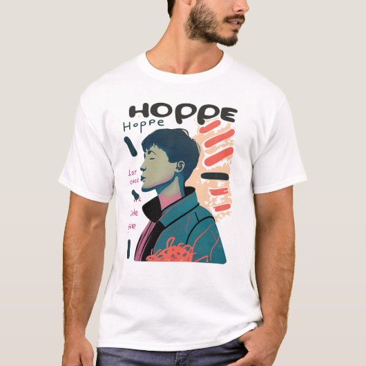 Urban Hope - Abstract Portrait Illustration Tシャツ (正面)