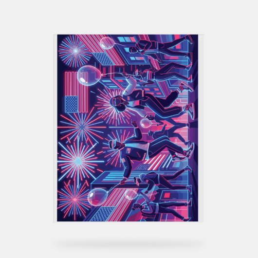 Urban Independence Day Street Festival アクリルサイン (正面)