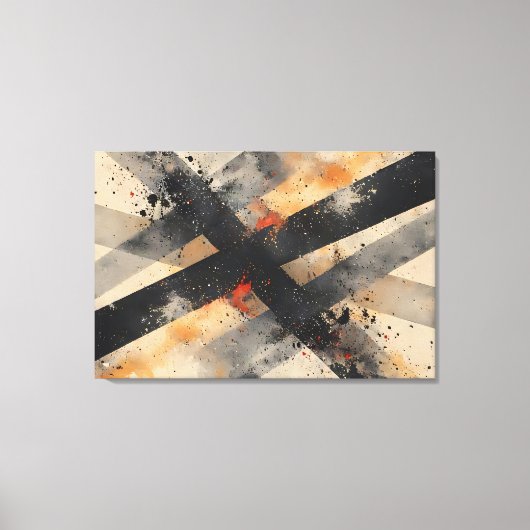 Urban Intersection キャンバスプリント (正面)