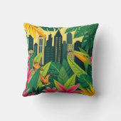 Urban Jungle Aesthetic クッション (裏面)