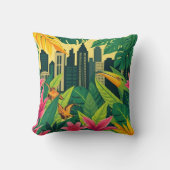 Urban Jungle Aesthetic クッション (正面)