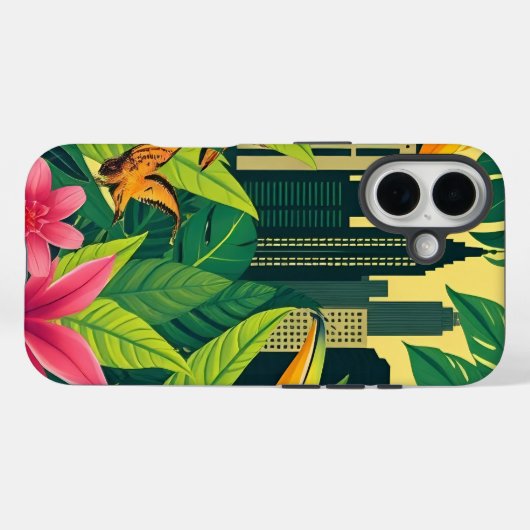 Urban Jungle Aesthetic Case-Mate iPhoneケース (裏面 (横))