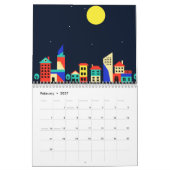Urban landscape カレンダー (2月 2027)