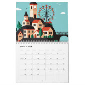 Urban landscape カレンダー (3月 2026)