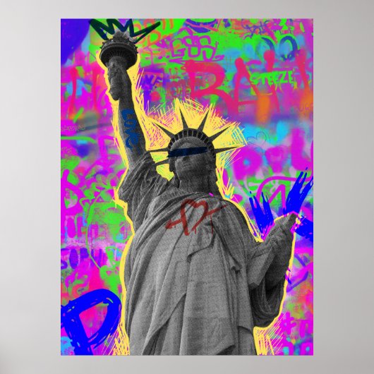 Urban Liberty Collage モダン: 芸術的 ポスター (正面)