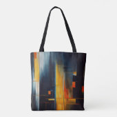 Urban Lights Abstract Geometry トートバッグ (裏面)