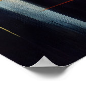 Urban Lights Abstract Geometry ポスター (角)