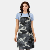 Urban Military Camouflage Pattern エプロン (着用した状態)