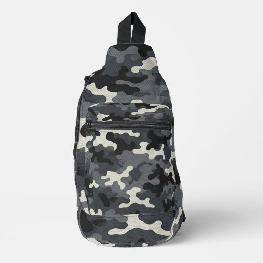 Urban Military Camouflage Pattern スリングバッグ (正面)