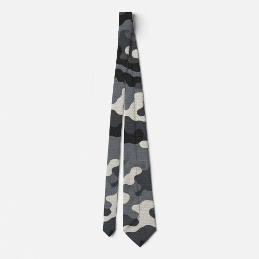 Urban Military Camouflage Pattern ネクタイ (裏面)