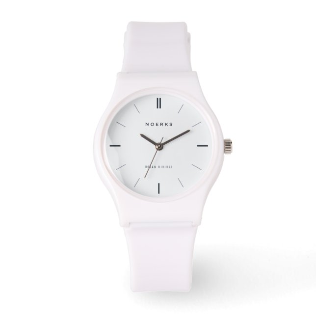 Urban Minimal Analog Watch Face 腕時計 (正面)