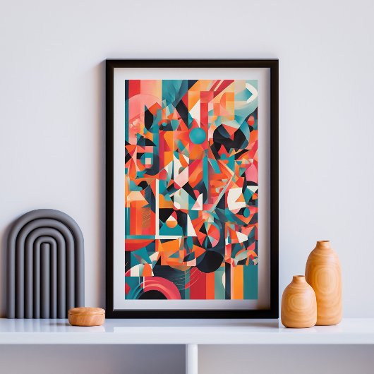 Urban Mirage：カラーのエコー ポスター