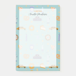 Urban NYC Iconsパターンターコイズグリーン名 ポストイット