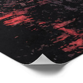 Urban Oni Demon Samurai, Japanese Anime Art ポスター (角)