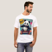 Urban Panda T-shirt design  Tシャツ (正面フル)