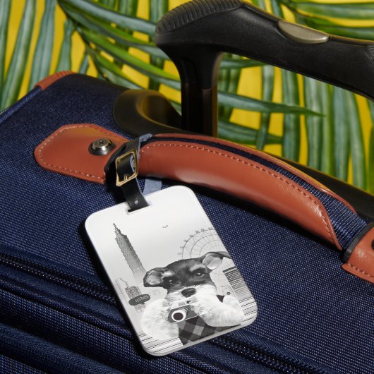 Urban Photographer: Schnauzer in Taipei City ラゲッジタグ (正面インサイチュ1)