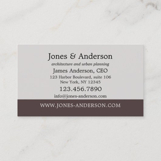 Urban Planning Architecture名刺 名刺 (裏面)