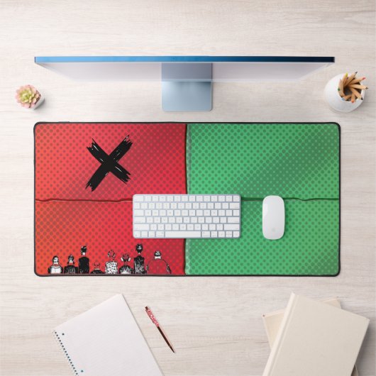 Urban Pop Art Cross Desk Mat デスクマット (オフィス1)
