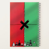 Urban Pop Crowd Retro Notebook ノートブック (裏面)