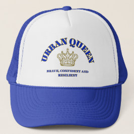 URBAN QUEEN BRAVE, CONFIDENT WHITE/ROYAL FOAM  キャップ