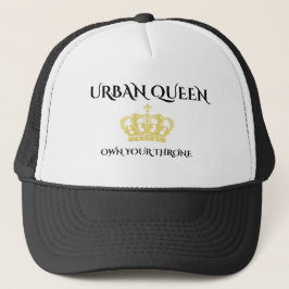 URBAN QUEEN OWN YOUR THROWN,NYLON MESH TRUCKER HAT キャップ