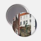 Urban Reader – ノルウェーのベルゲン マグネット (正面/裏面)