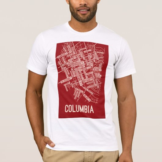 Urban Rebel Sketch Tee – コロンビア Tシャツ (正面)