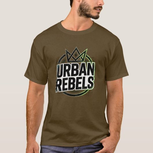 Urban Rebels Premium Streetwear Logo Tee Tシャツ (正面)