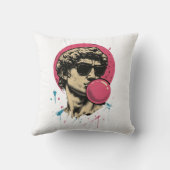 Urban Retro David — Bubblegum Pop Statue クッション (裏面)