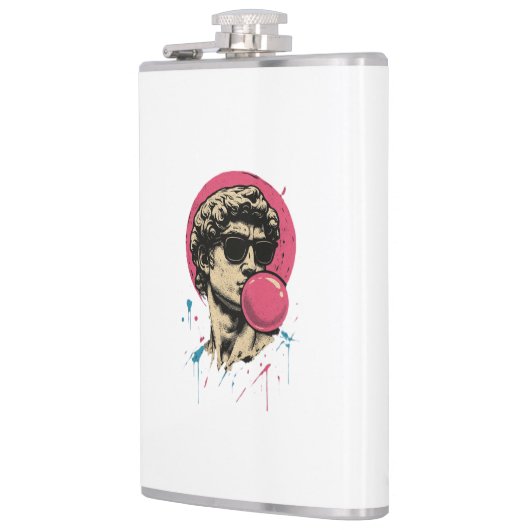 Urban Retro David — Bubblegum Pop Statue フラスク (左)