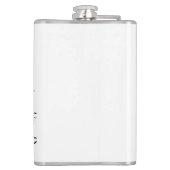 Urban Retro Headphone Vibe Illustration フラスク (裏面)