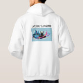 🎶 Urban Rhythm: DJ in the City 🌆🎧 パーカ (裏面)