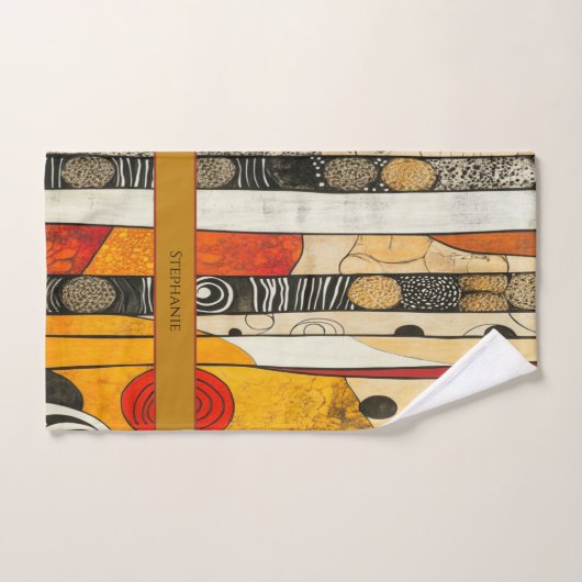 Urban Rhythm Personalized | Dink Well ハンドタオル (ハンドタオル)