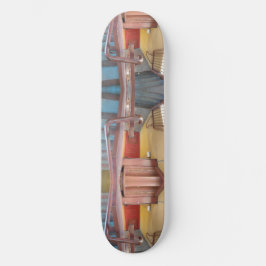 Urban Rustic Cityscape Secret Keeper 2 Skateboard スケートボード