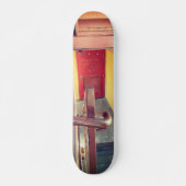 Urban Rustic Cityscape Secret Keeper Skateboard スケートボード (正面)