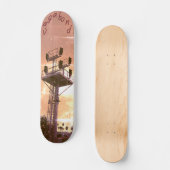 Urban Rustic Cityscape Vagabond Two Skateboard スケートボード (正面)
