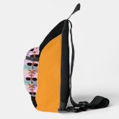 Urban Rustic Cityscape Watching Print Cut Sew Bag スリングバッグ (右)