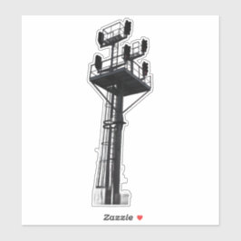 Urban Rustic Railroad Custom-Cut Vinyl Sticker シール