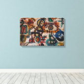 Urban Signs キャンバスプリント (インサイチュ (ウッドフロア))