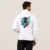 Urban Skate Silhouette Hoodie パーカ (裏面フル)