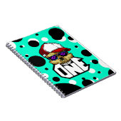 Urban Skull Pop Art Illustration  ノートブック (右側)