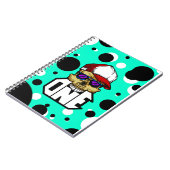 Urban Skull Pop Art Illustration  ノートブック (左側)