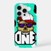 Urban Skull Pop Art Illustration  iPhoneケース (裏面)