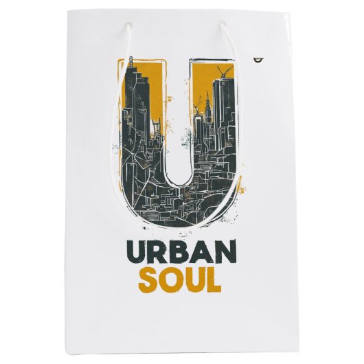 Urban Soul City ミディアムペーパーバッグ (正面)