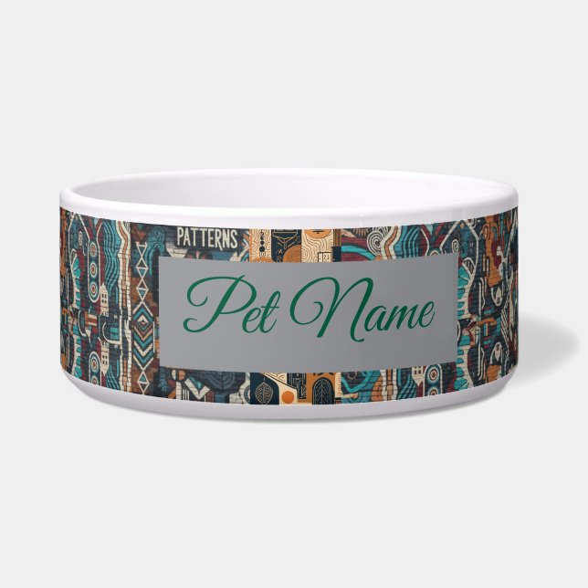 Urban Soul Patterns Pet ボウル (正面)