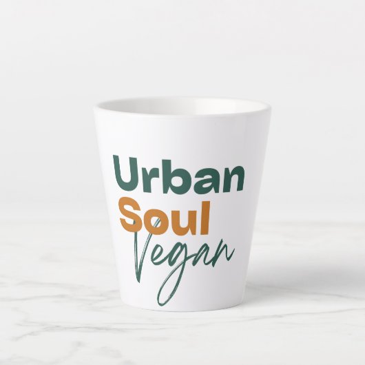 Urban Soul Vegan   カフェラテマグ (正面)