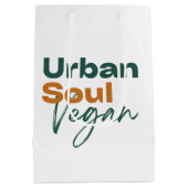 Urban Soul Vegan ミディアムペーパーバッグ (裏面)