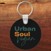Urban Soul Vegan Minimalist Health and Wellness キーホルダー (裏面)